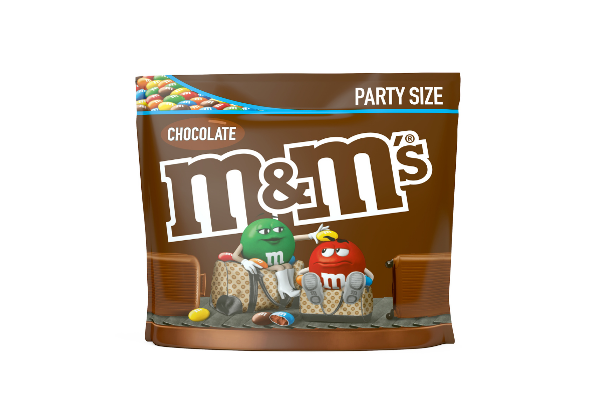 M&M's 1kg Party Mix & Special Crispy M&M's Blue Pack 